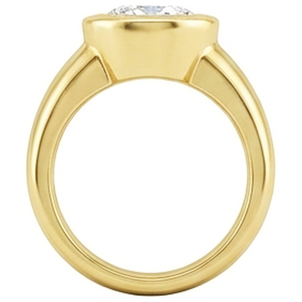 0.50 Carats Solitaire Real Natural Earth Mined Diamond ( Not Lab Grown ) Solitaire Ring Yellow Gold 14K