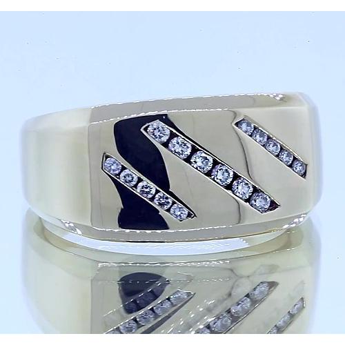 1.25 Carats Round Natural Diamond Anniversary Band