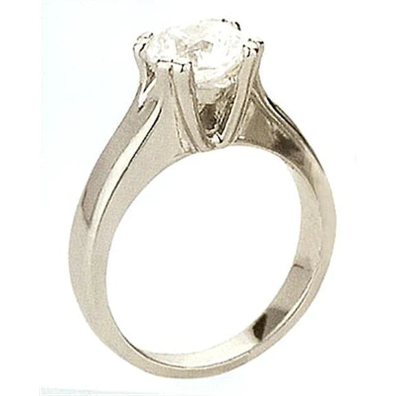 1.50 Ct. Round Genuine Diamond Solitaire Ring