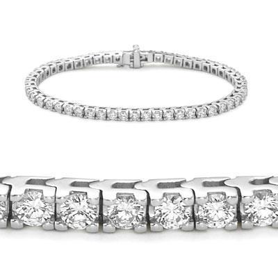 10 Pointer Formal Real Diamond Tennis Bracelet