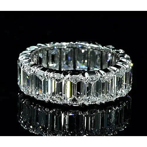 10 Carat Eternity Emerald Lab Grown Diamond Band