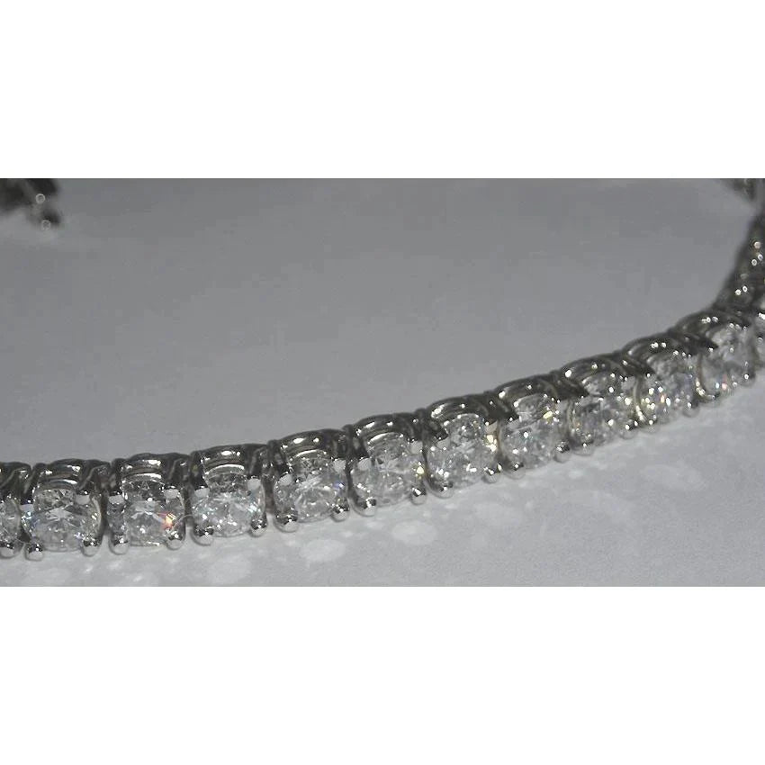 11 Carat Lab Grown Diamond Tennis Bracelet For Women