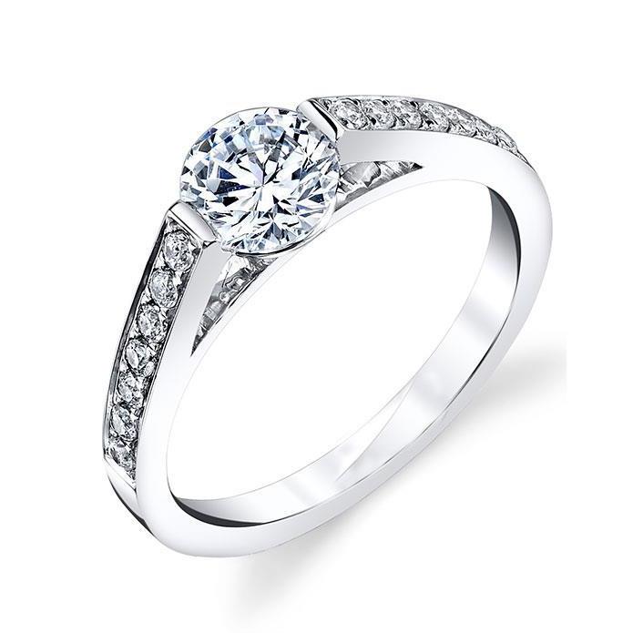 2.20 Ct Sparkling Round Real Diamond Wedding Ring White Gold