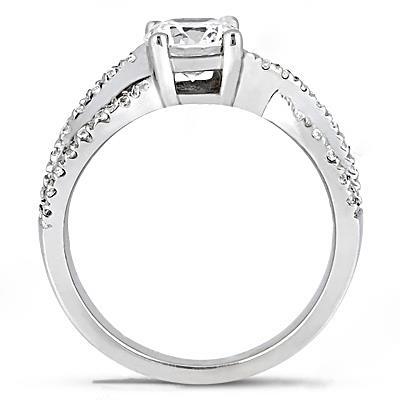 2.45 Ct. Real Diamond Engagement Ring Jewelry