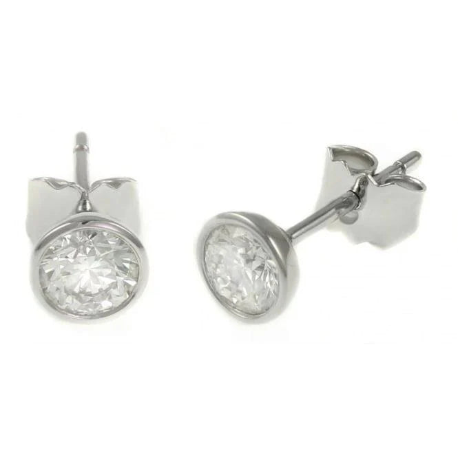 2.50 Ct Real Diamonds Lady Studs Earrings