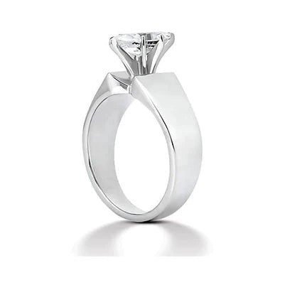 2.5 Carat Real Marquise Diamond Thick Shank Ring