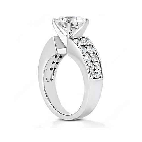 2.75 Carat New Natural Diamonds Anniversary Ring White Gold