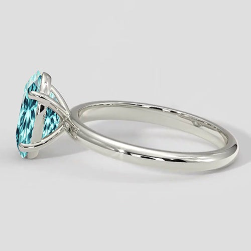 2.75ct Oval Cut Neon Paraiba Ring