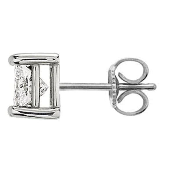 2 Carat F Vs1 Real Diamond Stud Earring Men's Gold Jewelry