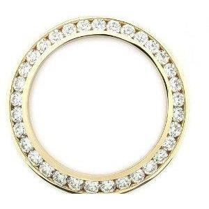 2 Ct Custom Real Diamond Bezel To Fit Rolex Date Mens Watch - Watch Bezel-harrychadent.ca