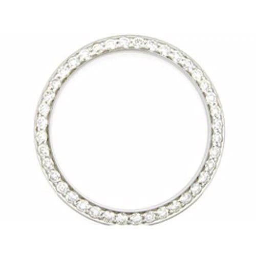 2 Ct Custom Round Real Diamond Bezel To Fit Rolex Chopard Tudor Date Watch - Watch Bezel-harrychadent.ca