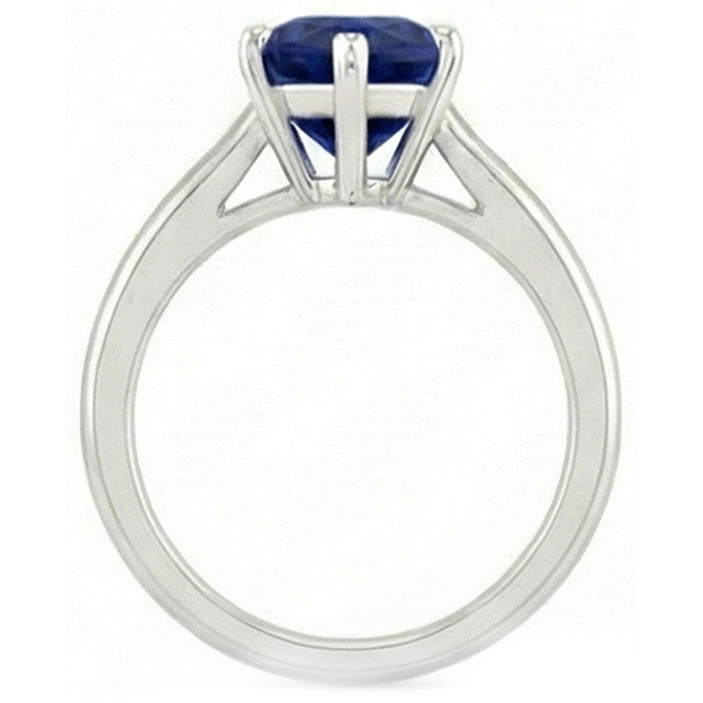 3 Carat Pear Cut Sapphire Engagement Ring