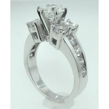 3.25 Ct. Genuine Diamond Engagement Ring