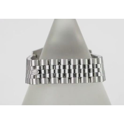 3.5 Ct Custom Diamond Dial Bezel Concealed Clasp Datejust Rolex Men Watch Ss & Gold