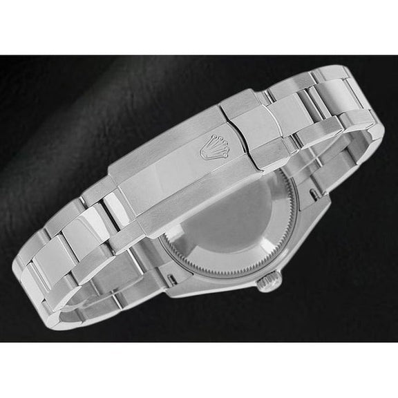 Pink Luminous Dial Ladies Steel Watch