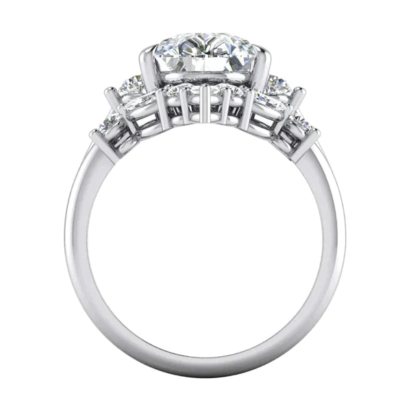 3 Ring Soldered Genuine Diamond Jewelry