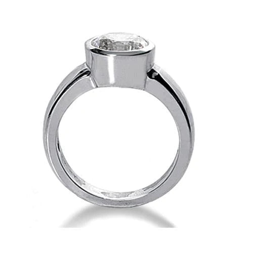 4.02 Carat Natural Diamond Solitaire Ring