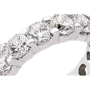4.25 Carats Lab Grown Diamond Eternity Engagement Band Jewelry New