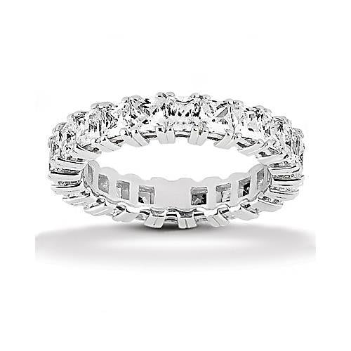 4.40 Carats Wedding Band Sparkling Lab Grown Diamond