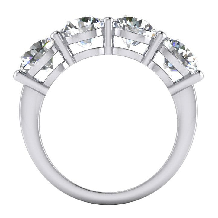 4 Stone Round Diamond Ring
