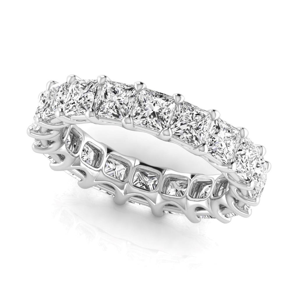 Fine Diamond Eternity Band – side view