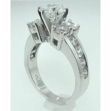 5 Ct. Real Diamond Wedding Ring White Gold 14K Women Jewelry New