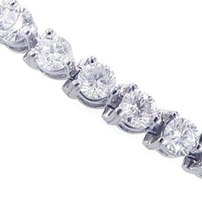 6 Ct Sparkling Round Cut Natural Diamond Tennis Bracelet White Gold Jewelry