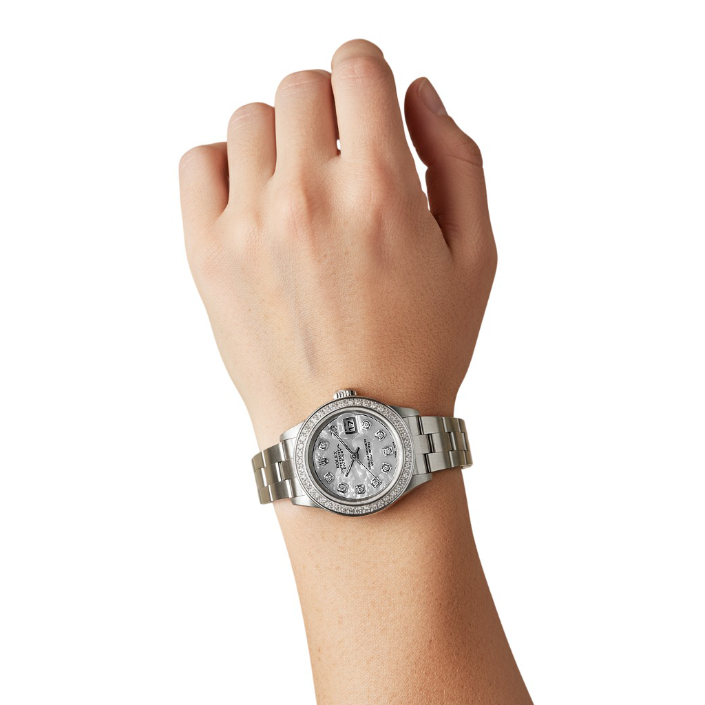 Rolex Datejust 31mm Mother of Pearl Diamond Dial Stainless Steel Men's Watch