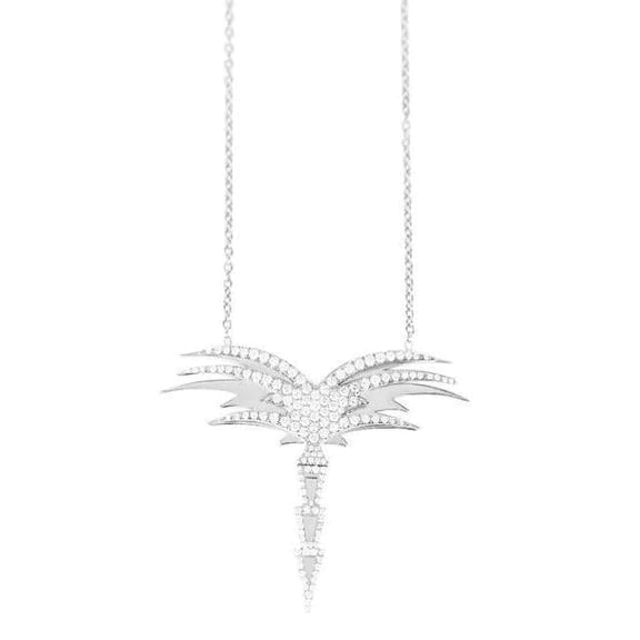 Chain Necklace 1.50 Ct Round Brilliant Cut Real Diamonds Gold White 14K