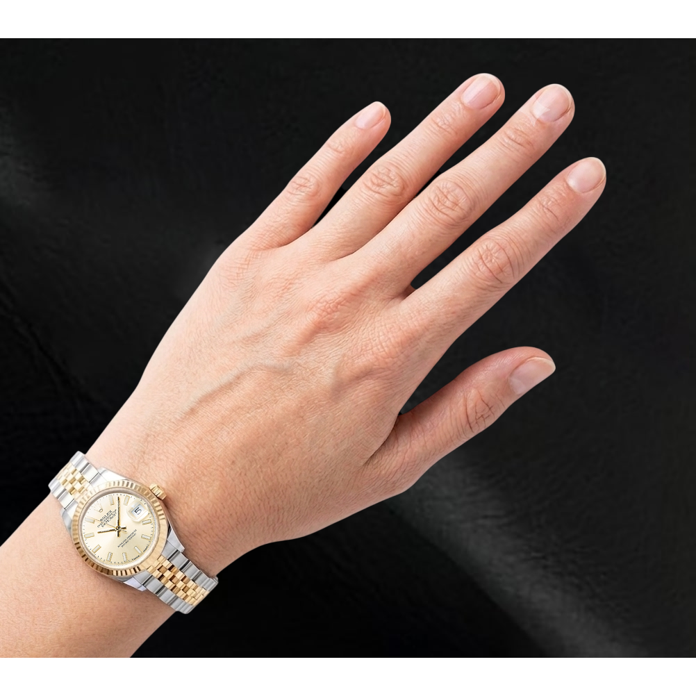 Rolex Ladies Datejust 28 mm 279173 Champagne Luminous Dial