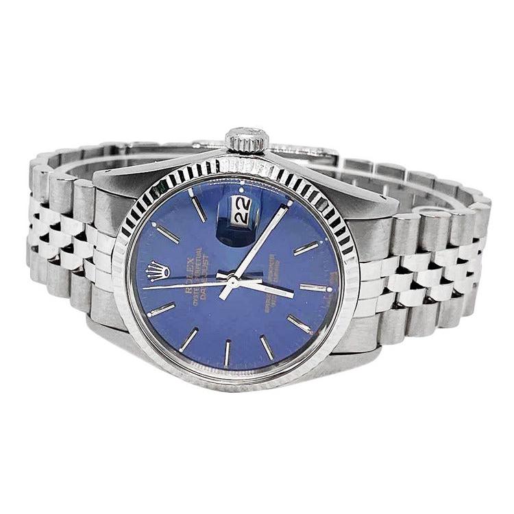 Mens Watch Blue Stick