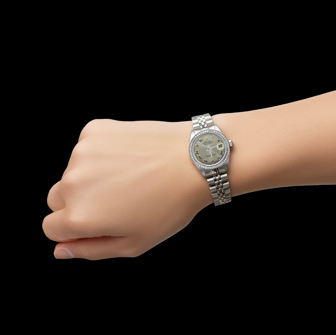 Datejust Ss Jubilee Bracelet Roman Dial Lady Rolex Watch Diamond P2