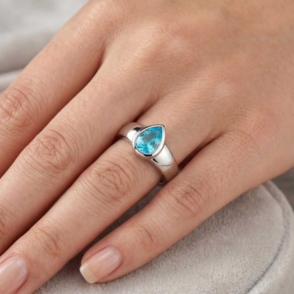 Dazzling Gemstone Ring – Neon Paraiba 1 ct by HarryChadEnt