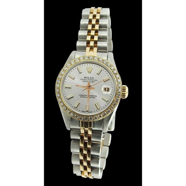 Rolex Datejust Watch Two Tone Jubilee