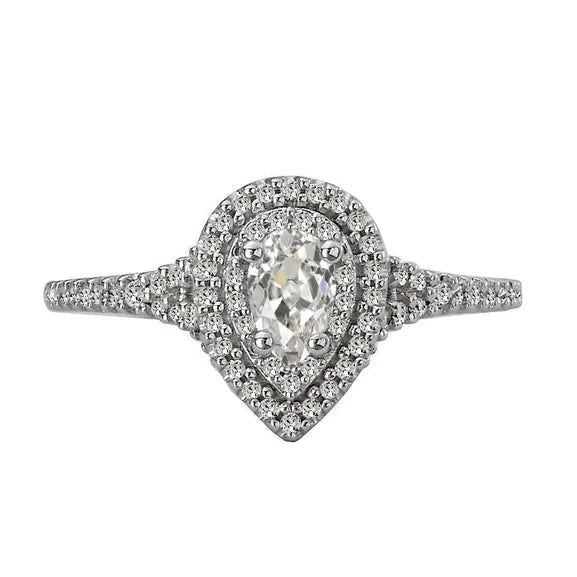 natural round diamond 3.50ct ring front view