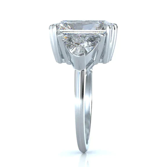 Elegant 9 Carat Trilliant Natural Diamond Ring