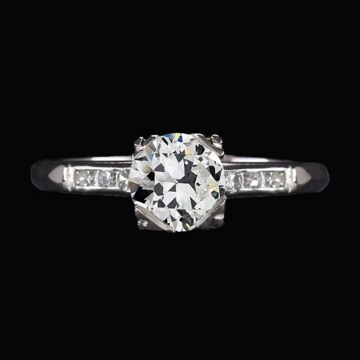 Engagement Ring Old European Real Diamond 2.75 Carats Ladies Jewelry - Engagement Ring-harrychadent.ca