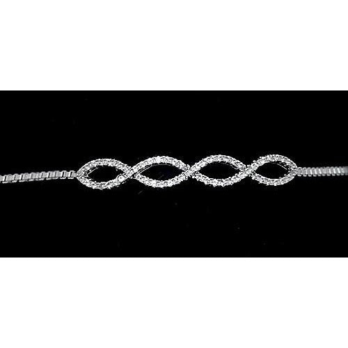 Genuine Ladies Diamond Bracelet 4 Carats Jewelry New - Chain Bracelet-harrychadent.ca