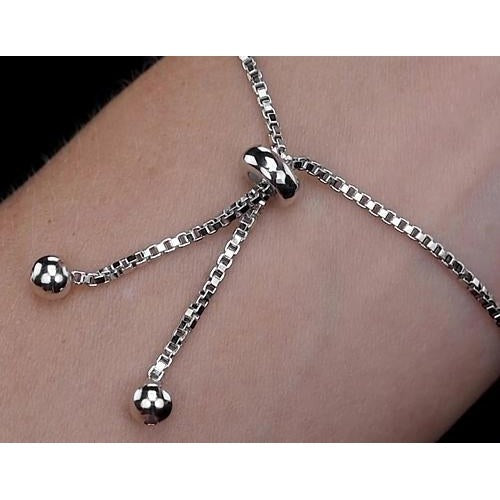 Genuine Ladies Diamond Bracelet 4 Carats Jewelry New - Chain Bracelet-harrychadent.ca