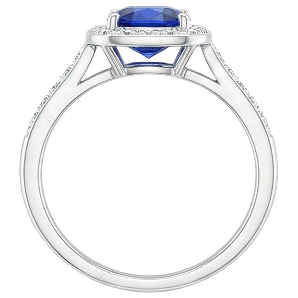 Gold Women's Sapphire Engagement Ring