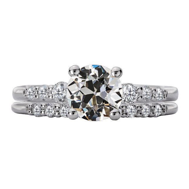 Refined Diamond Bridal Ring 2 ct – main view