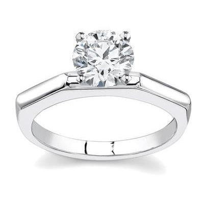 Gorgeous Round Cut 2.50 Ct Solitaire Genuine Diamond Engagement Ring