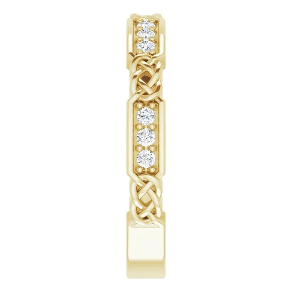 Lab Grown Diamond Anniversary Band 0.40 Carats