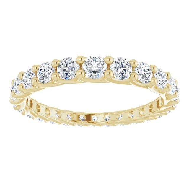 Lab Grown Diamond Eternity Band 3.75 Carats Trellis Setting Women Jewelry New