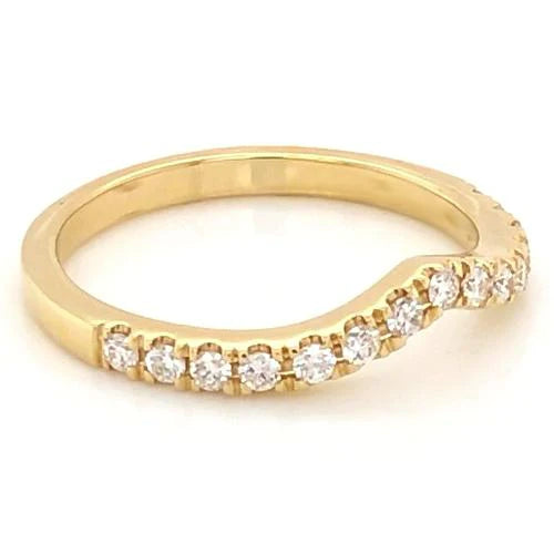 Lab Grown Diamond Wedding Band 1 Carat Prong Setting Women Fine Jewelry