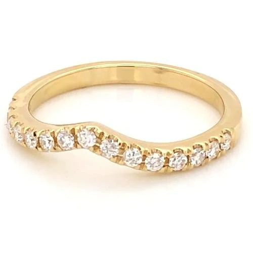 Lab Grown Diamond Wedding Band 1 Carat Prong Setting Women Fine Jewelry