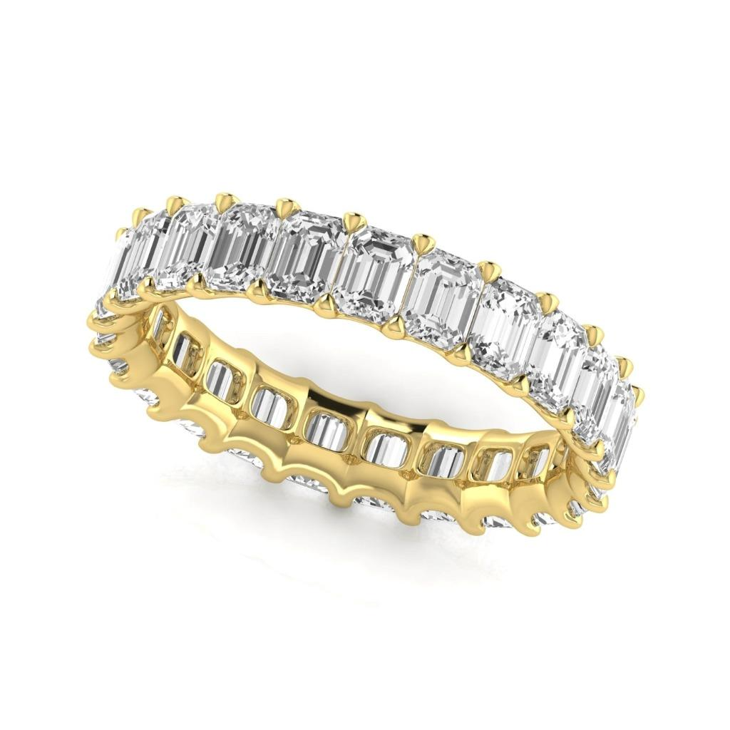 Diamond Eternity Band – side view