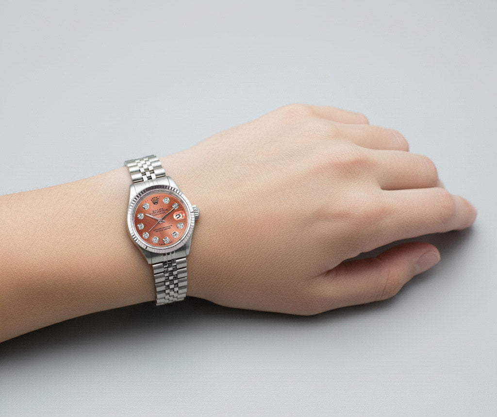 Ladies Rolex Watch Date-Just Stainless Steel Jubilee P5
