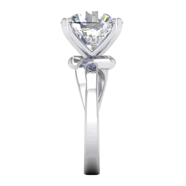 Large 6 Carat Solitaire Real Diamond Ring