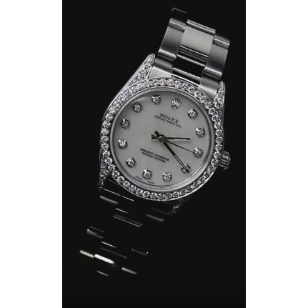 Rolexdatejust Watch Custom Diamond